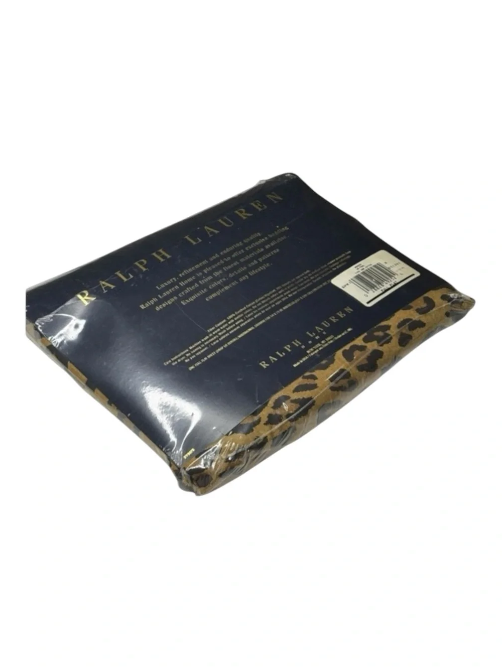new Ralph Lauren 𖤗 New Bohemian Aragon Flat Sheet 𖤗 Leopard 𖤗 Full Sealed 200TC